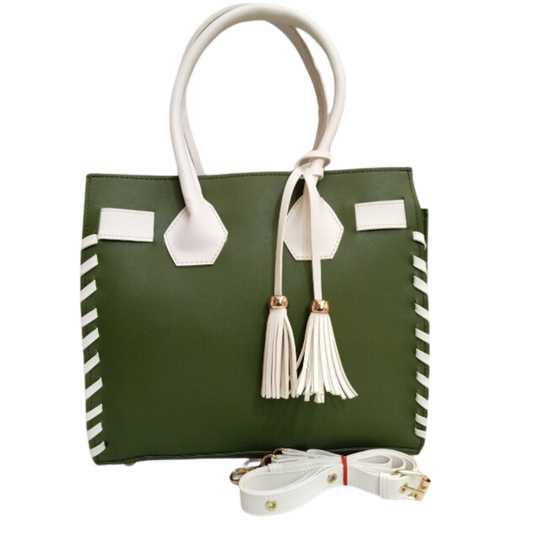 Two-Tone Tote (Green)