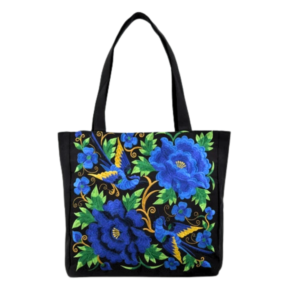 Traditional Boho Bag (Blue)