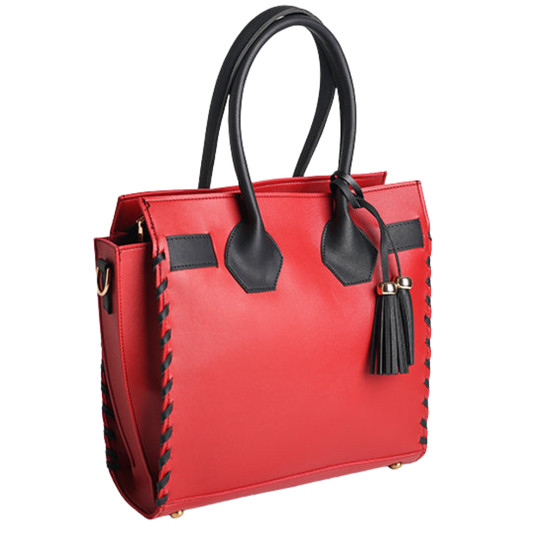 Two-Tone Tote (Red)