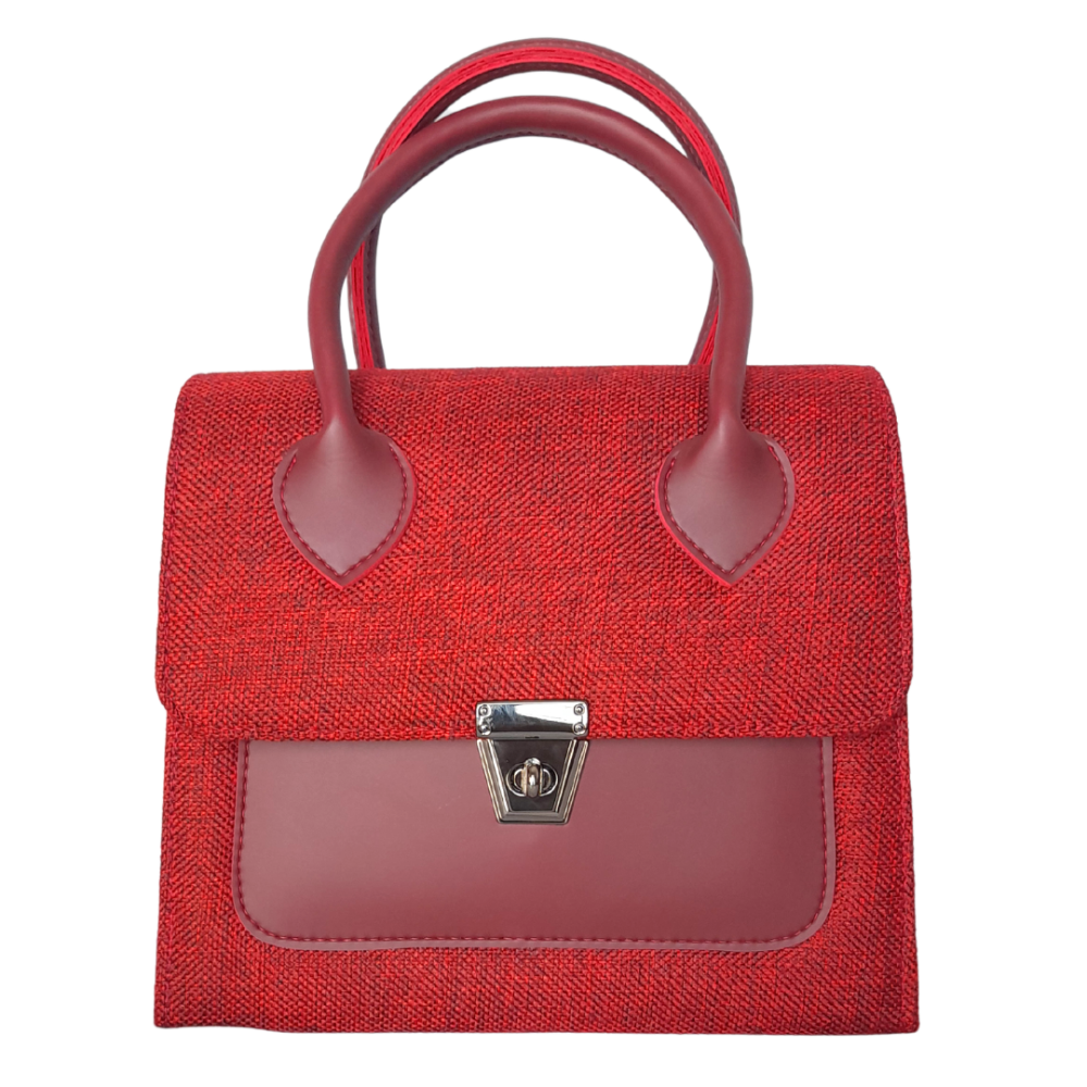 Lockable Casual Purse (Red)